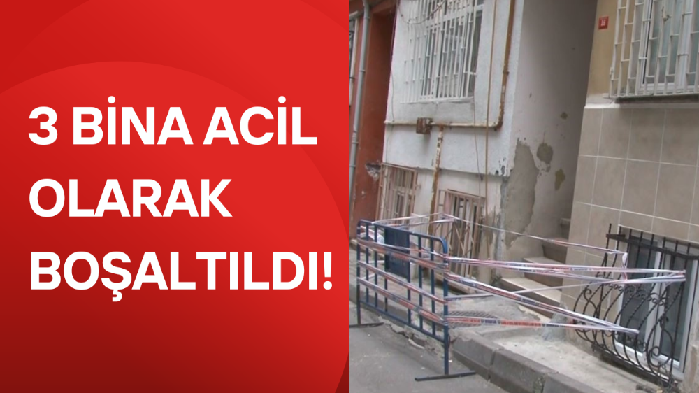 6,2’lik depremde hasar alan 3 bina boşaltıldı