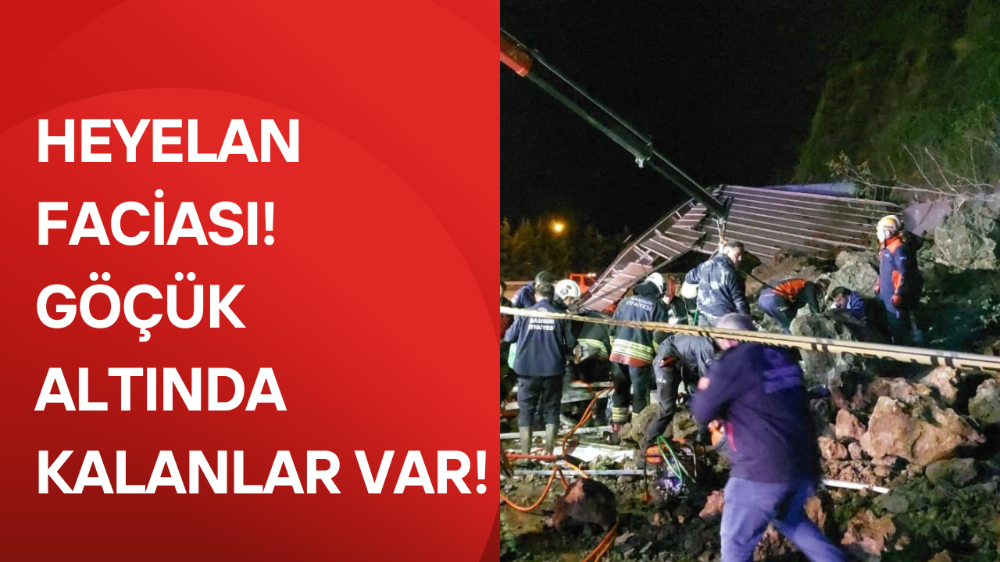 Samsun’da Heyelan Felaketi: Akaryakıt İstasyonunda Toprak Altında Kalanlar Var
