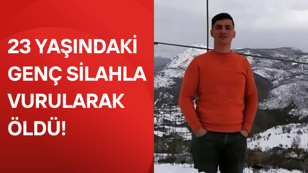Kahvehaneye silahlı baskın! 23 yaşındaki genç öldü