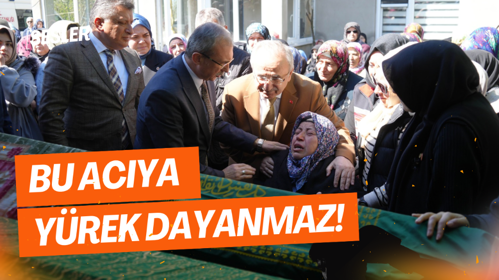 Heyelan faciasında ölen baba ile iki çocuğuna gözyaşı