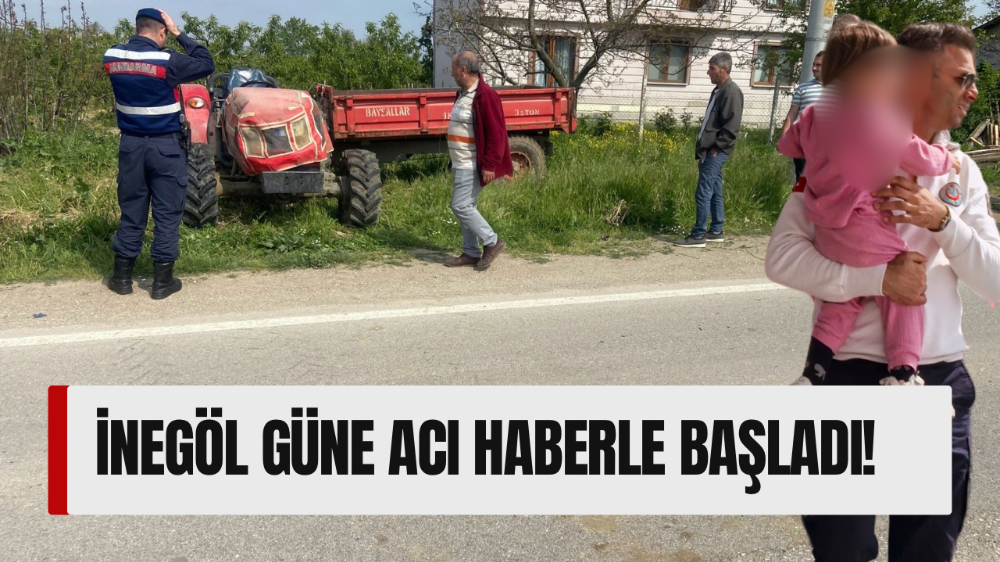 Traktör ile otomobil çarpıştı: 1