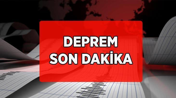 Son dakika! Deprem!