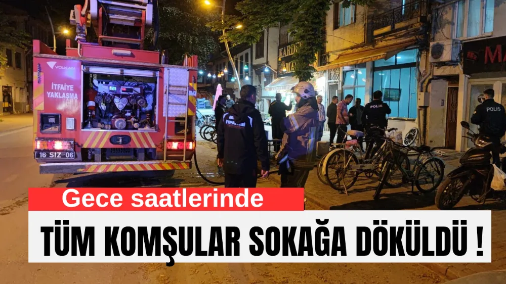 Gece saatlerinde sokağa döküldüler !