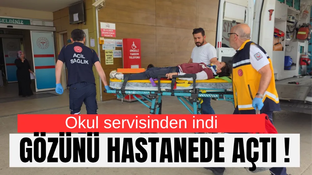 İnegöl’de Okul Servisinden İnen 11 Yaşındaki Çocuğa Otomobil Çarptı