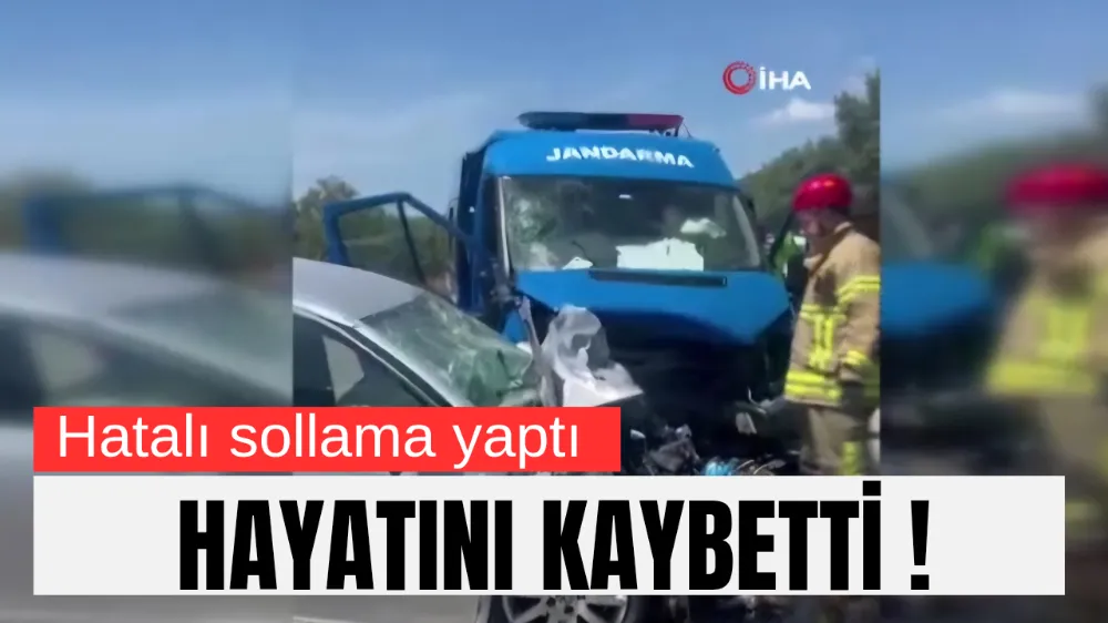 Feci Kaza: Hatalı Sollama Can Aldı