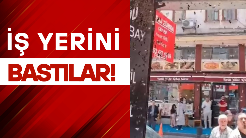 Binlerce arı iş merkezini bastı