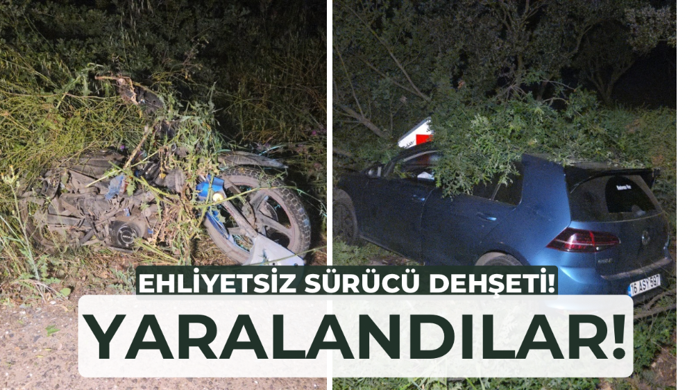 Motosiklet ile otomobil çarpıştı: 1 yaralı