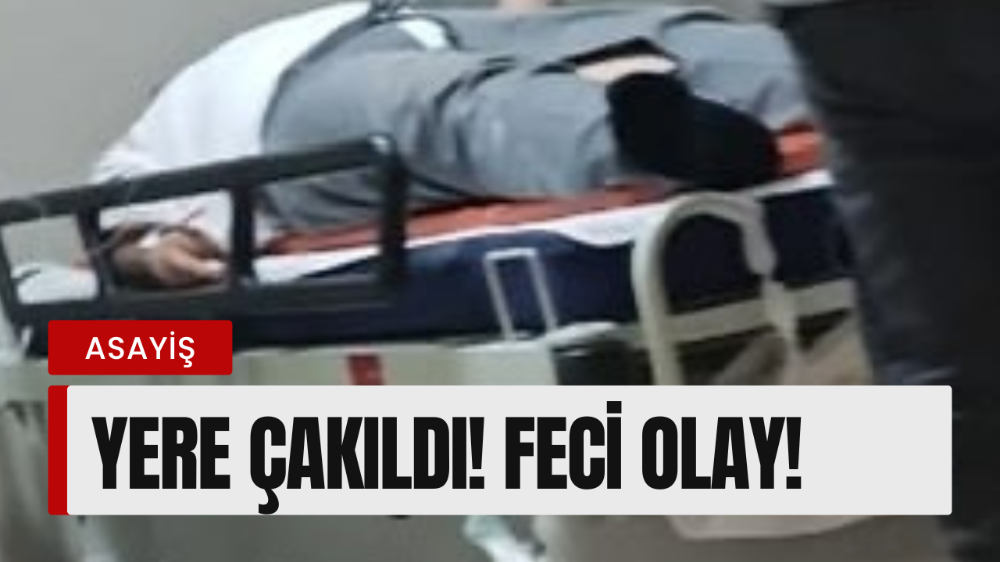 Talihsiz işçi yaralandı !