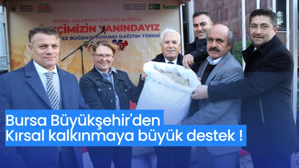Büyükşehir’den kırsal kalkınmaya önemli destek