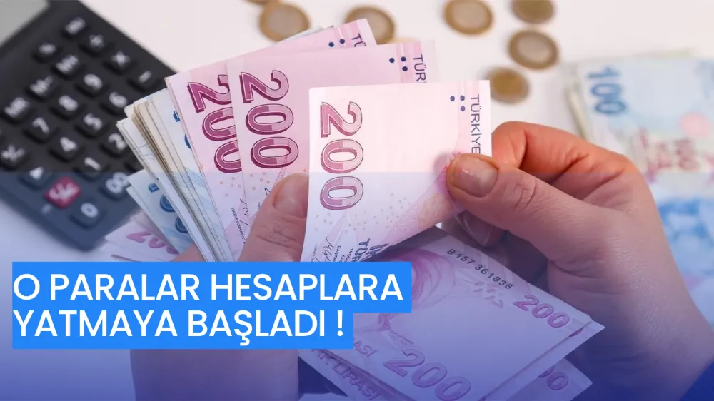 O Paralar Hesaplara Yatırılmaya Başladı