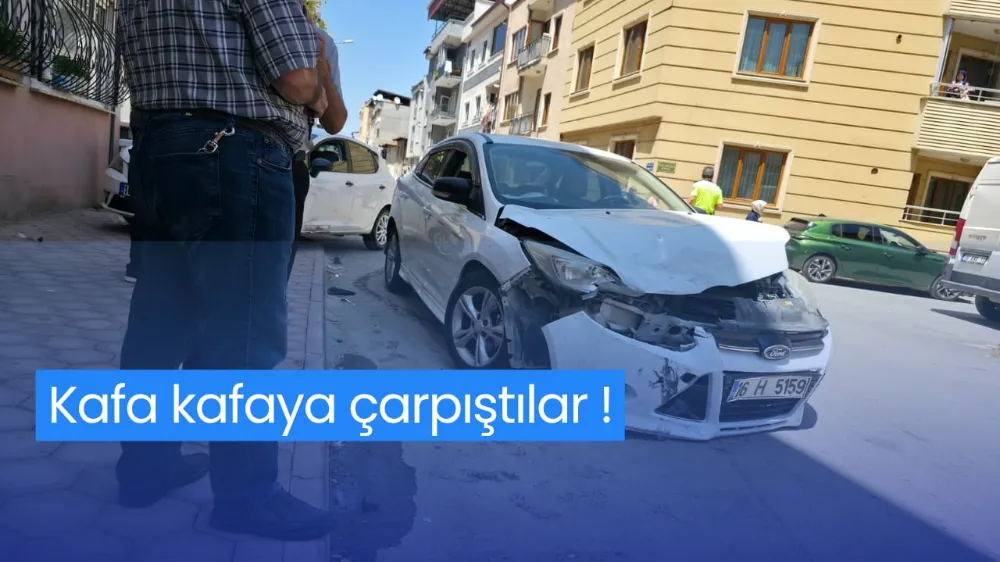 Kafa kafaya çarpıştılar !