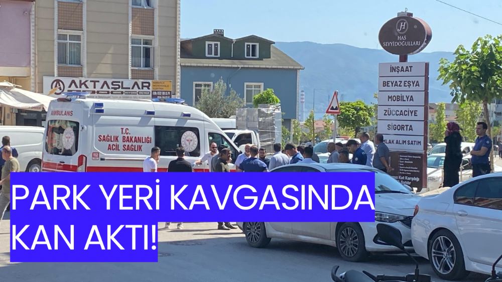 Park yeri kavgası kanlı bitti: 2 yaralı