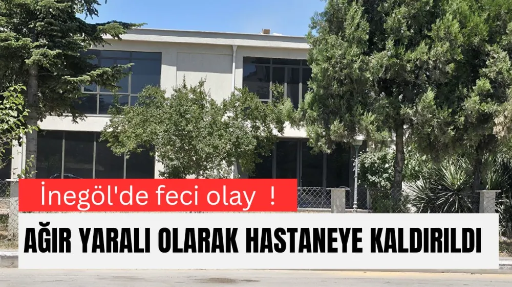 İnegölde feci olay  çöken çatının altında kaldı 