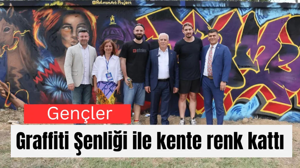 Gençler, Graffiti Şenliği ile kente renk kattı