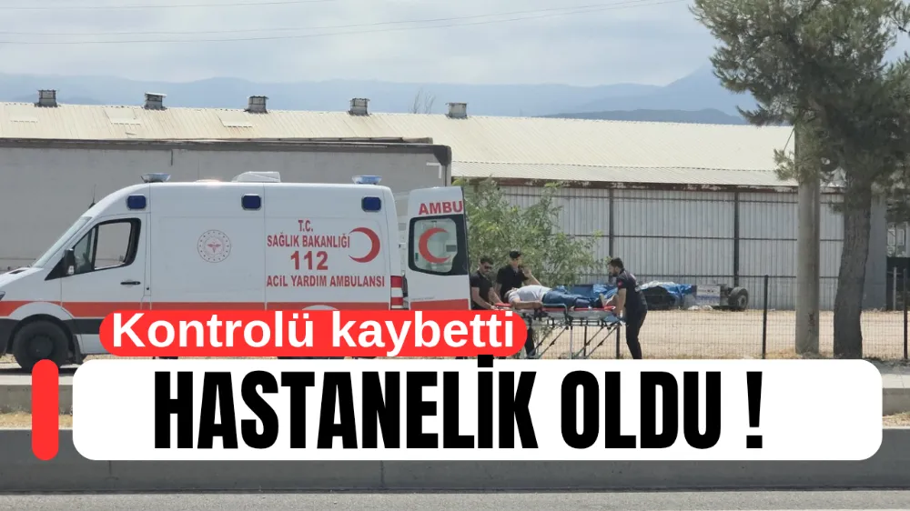 İnegöl girişinde ölümden döndü !