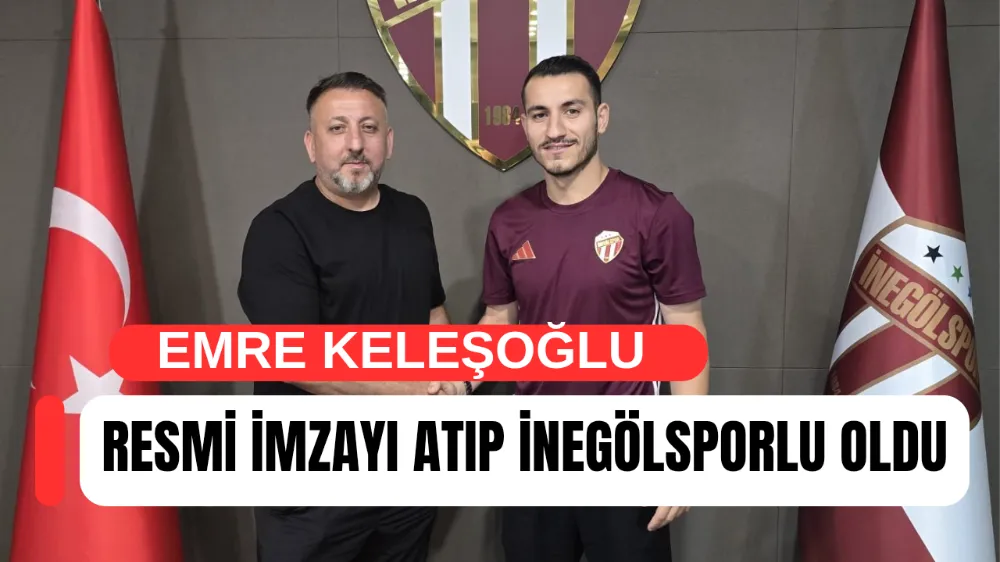 İnegölspor, Emre Keleşoğlu ile 1 Yıllık Sözleşme İmzaladı