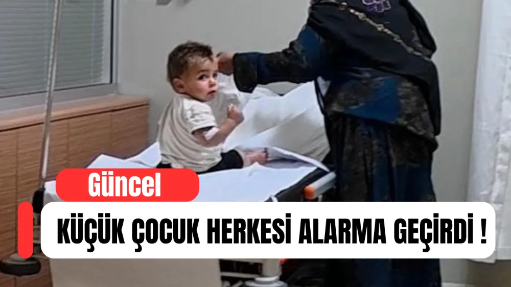 Küçük çocuk herkesi korkuttu