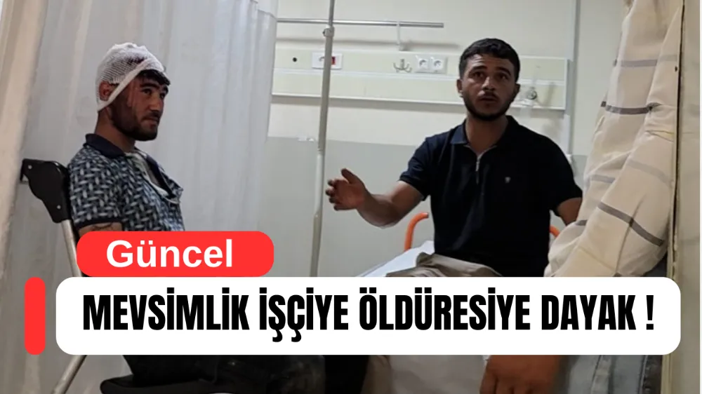Mevsimlik işçiye öldüresiye dayak !