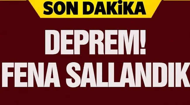 İnegöl’ün de Hissettiği Deprem Korkuttu