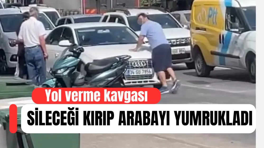 Bursa’da Trafikte Yol Verme Kavgası: Sileceği Kırıp Cama Yumruk Attı