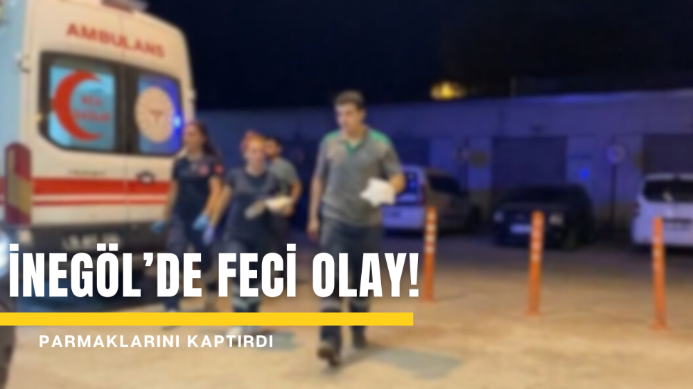 Elini makinaya kaptıran işçi yaralandı