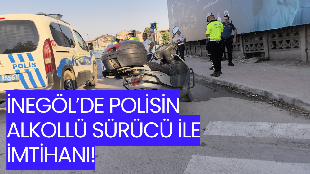 Alkollü sürücü polise yakalandı: 