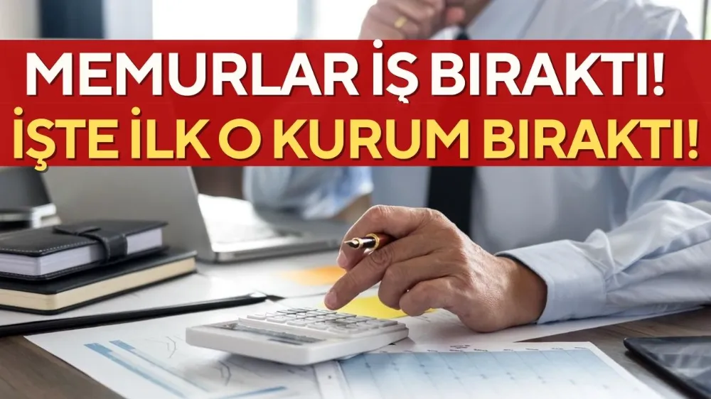 Memurlar iş bırakma eylemine başladı!