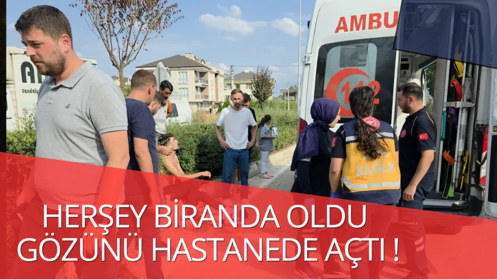 Direksiyon hakimiyetini kaybetti hastanelik oldu !