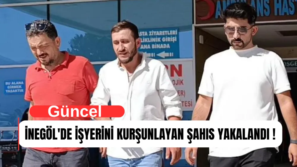 İnegöl’de Büfeye Silahlı Saldırı: Şüpheli Yakalandı