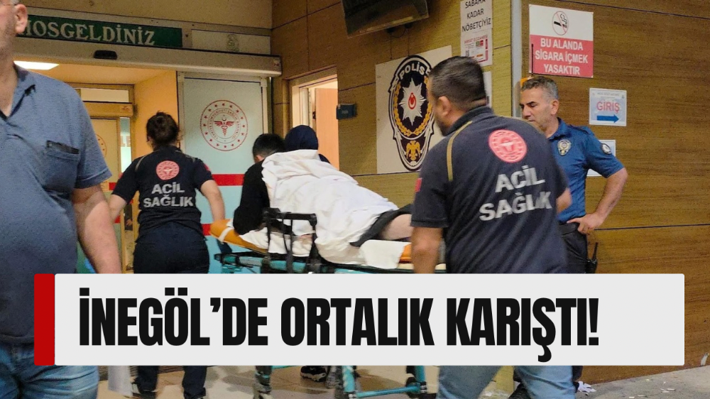 İnegöl’de olaylı gün!
