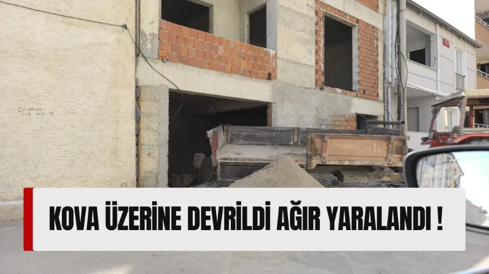 İnegöl’de İnşaatta Kova Faciası: İşçi Ağır Yaralandı