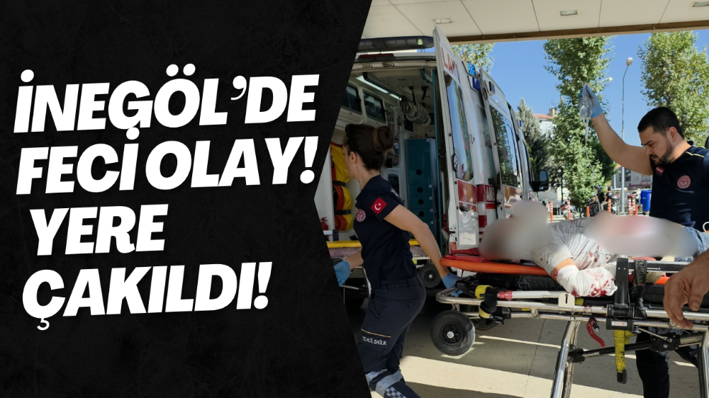 İnegöl’de feci olay!
