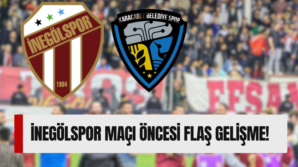 İnegölspor-Karacabey maçına deplasman yasağı