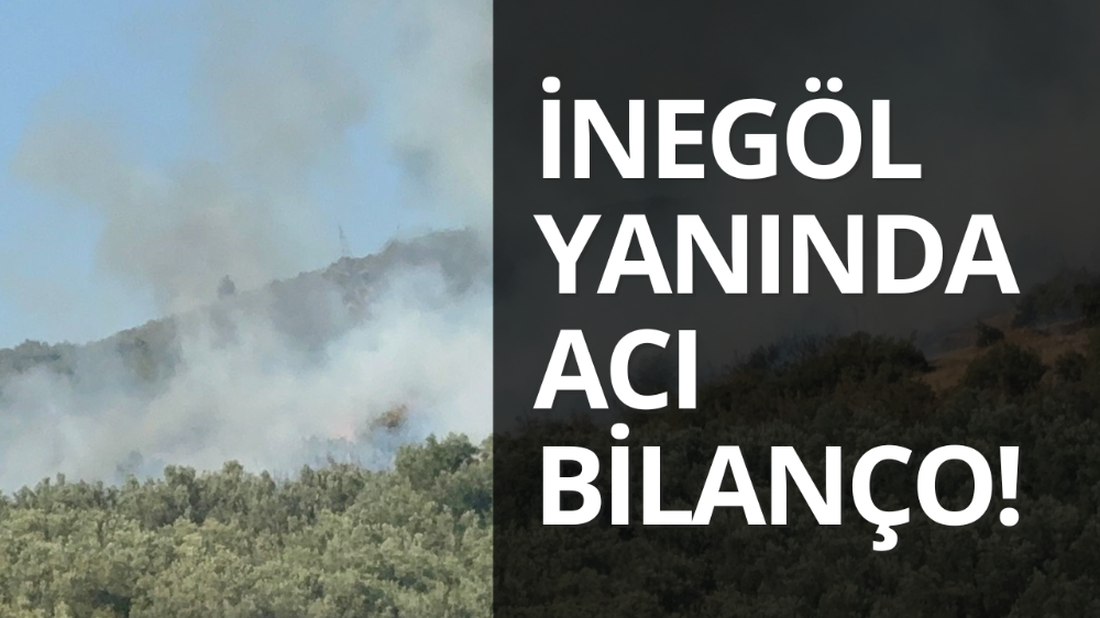 Inegöl’ün yanı başında felaket olayın bilançosu ağır oldu!