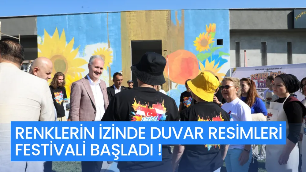 Renklerin İzinde Duvar Resimleri Festivali başladı !