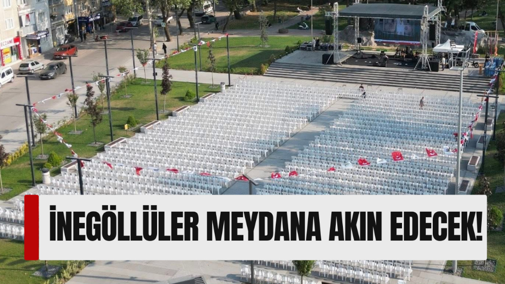 İnegöllüler bu akşam medyana akın edecek!