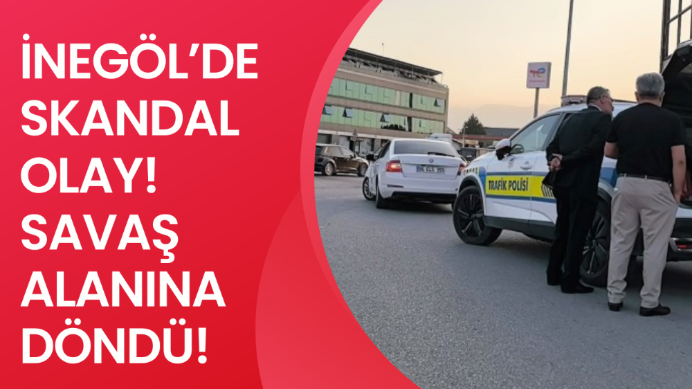 İnegöl’de düğün konvoyunda havaya ateş eden çakarlı aracın sürücüsüne ceza