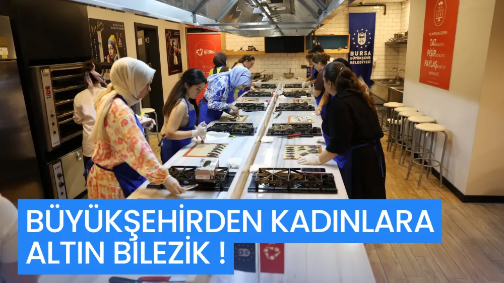 BÜYÜKŞEHİRDEN KADINLARA ALTIN BİLEZİK