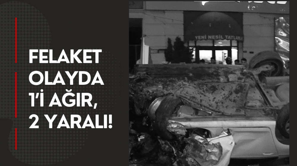İstanbul’da felaket olay! Otobüse otomobil çarptı: 1