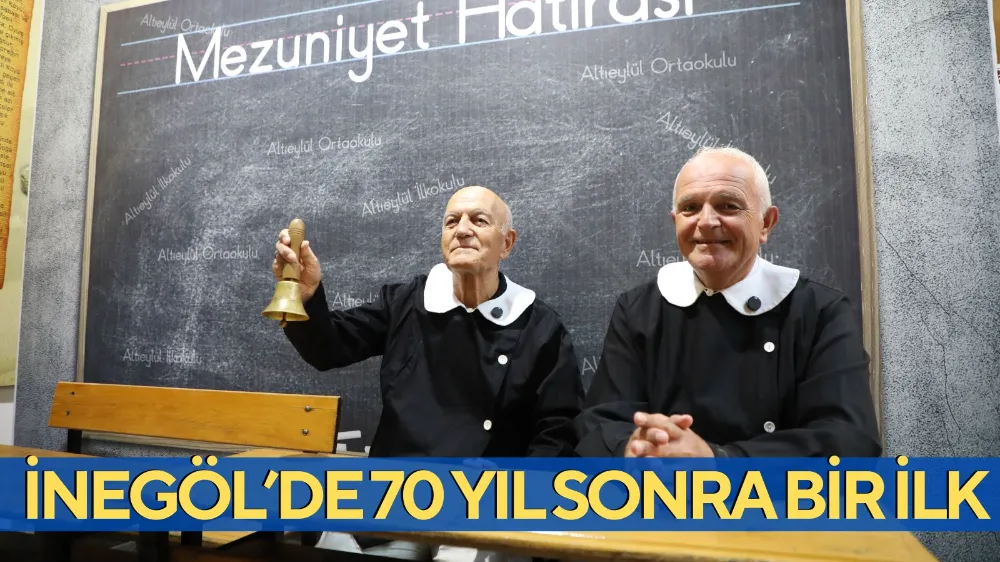 70 Yıllık Altıeylül Okulu Hatıraları İnegöl Kent Müzesinde Canlandı