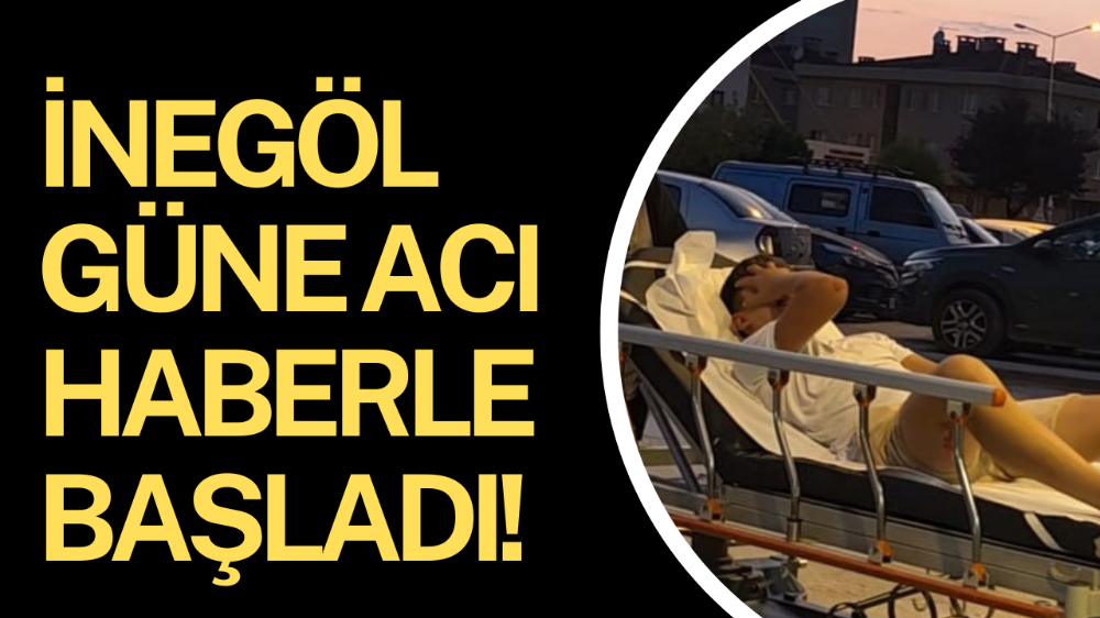 Bisiklet kazasında yaralanan 13 yaşındaki çocuk hastaneye kaldırıldı
