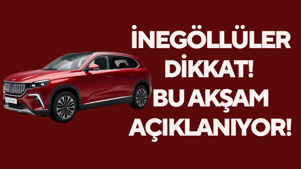 İnegölspor’un TOGG Çekilişi Bu Akşam Yapılıyor