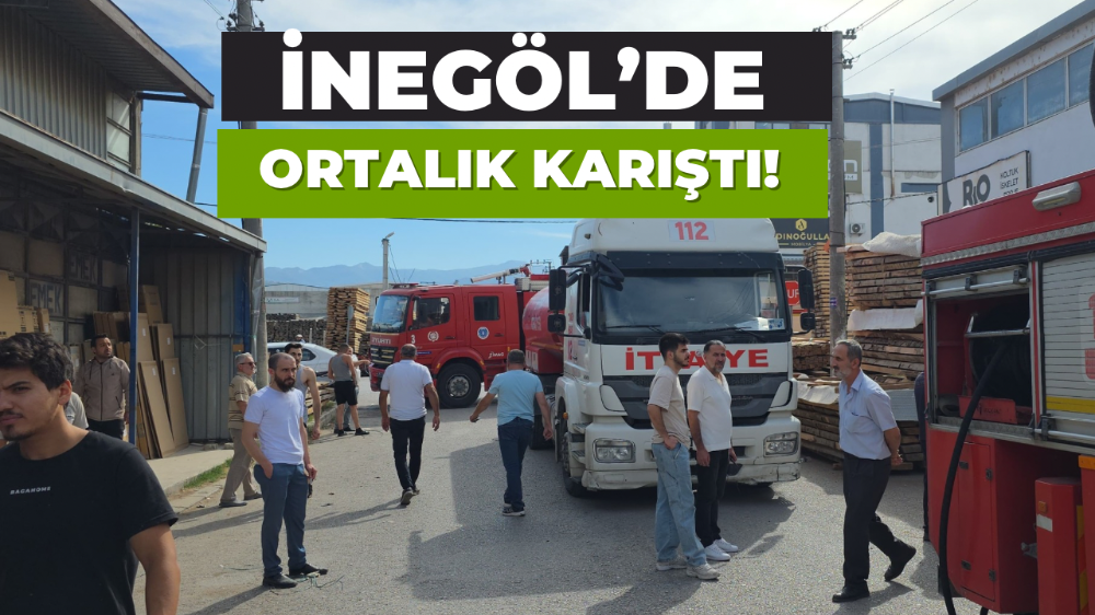 İnegöl’de ortalık karıştı!