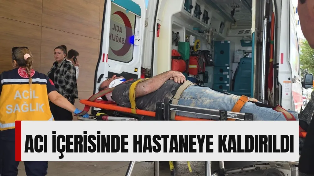 Talihsiz işçi gözünü hastanede açtı !