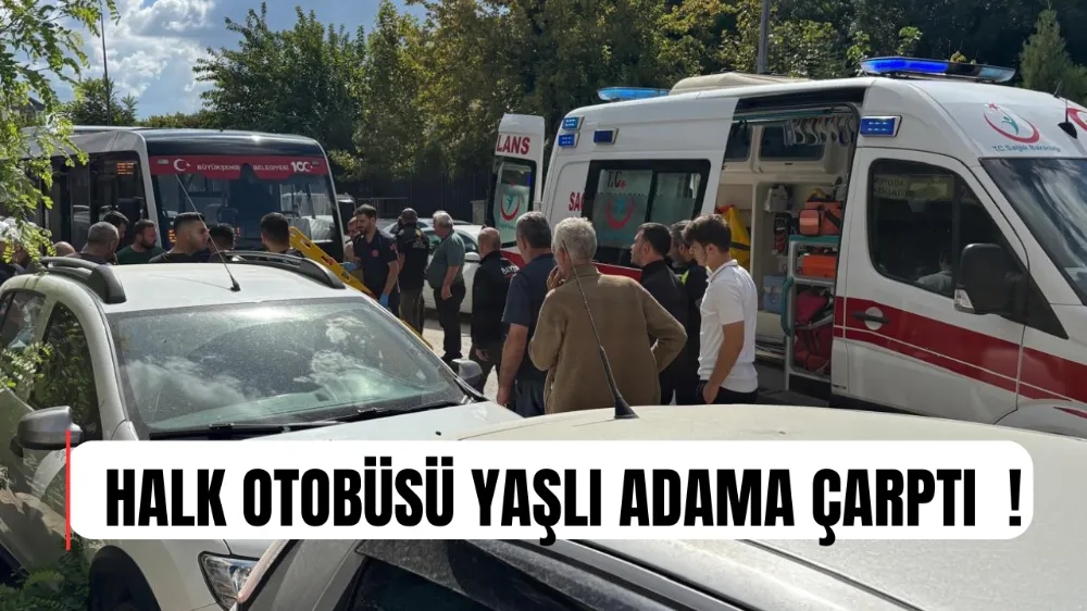 Ankara Caddesi’nde Otobüs Kazası: Yaşlı Adam Yaralandı