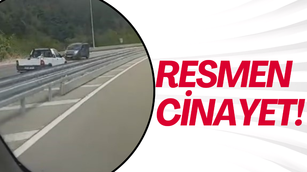 Kilometrelerce yolu ters şeritten gitti