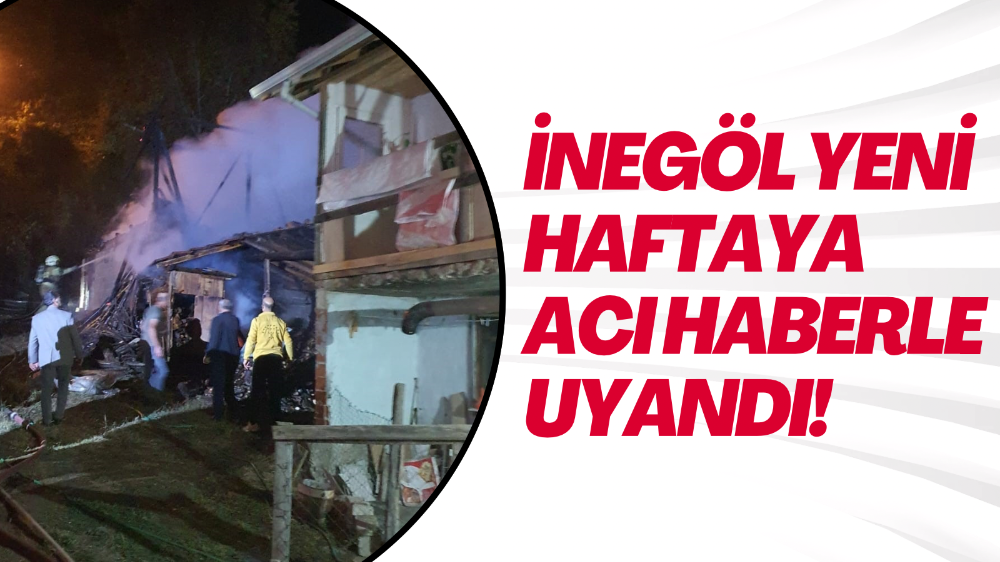 İnegöl’de çıkan yangında samanlık kullanılamaz hale geldi