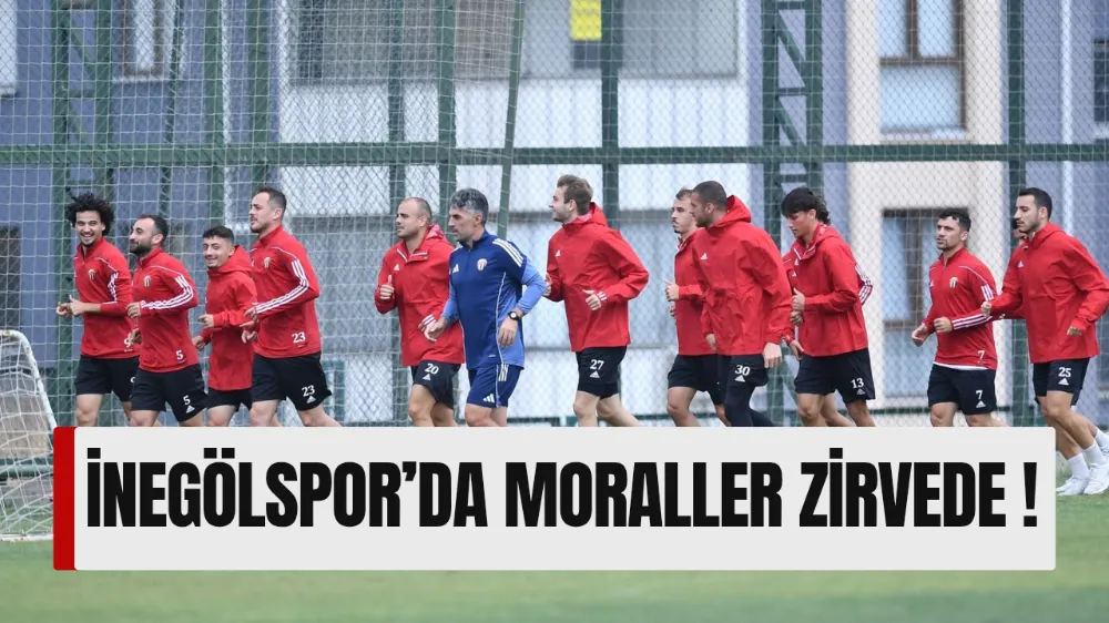 İnegölspor’da Moraller Zirvede
