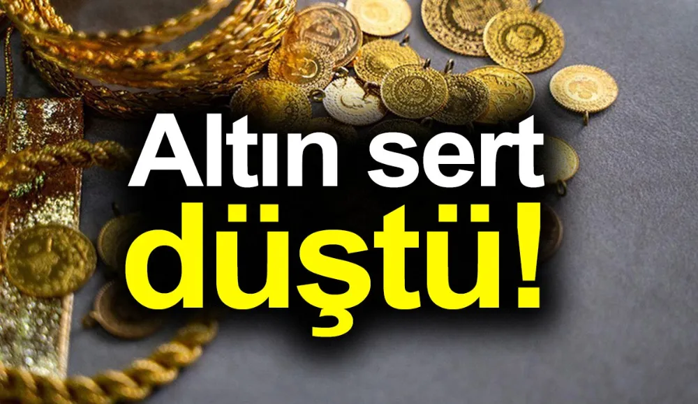 Altın Rekor Sonrası Sert Düştü !