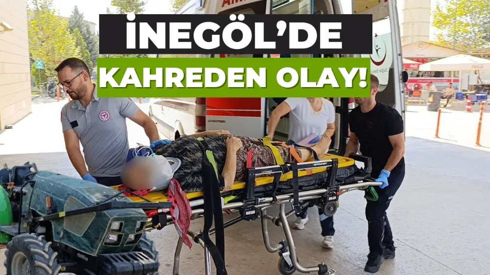 Traktörün altında kalan yaşlı kadın ağır yaralandı